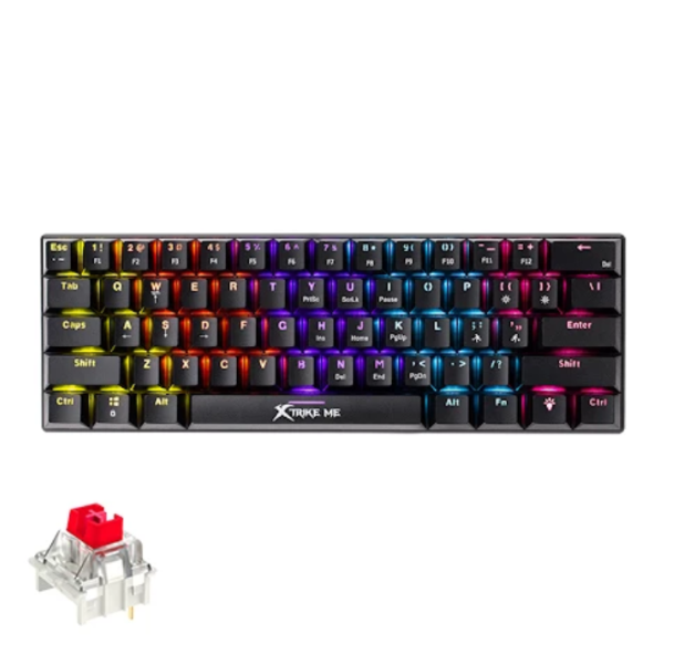 Teclado Gamer Mecanico - XtrikeMe RGB
