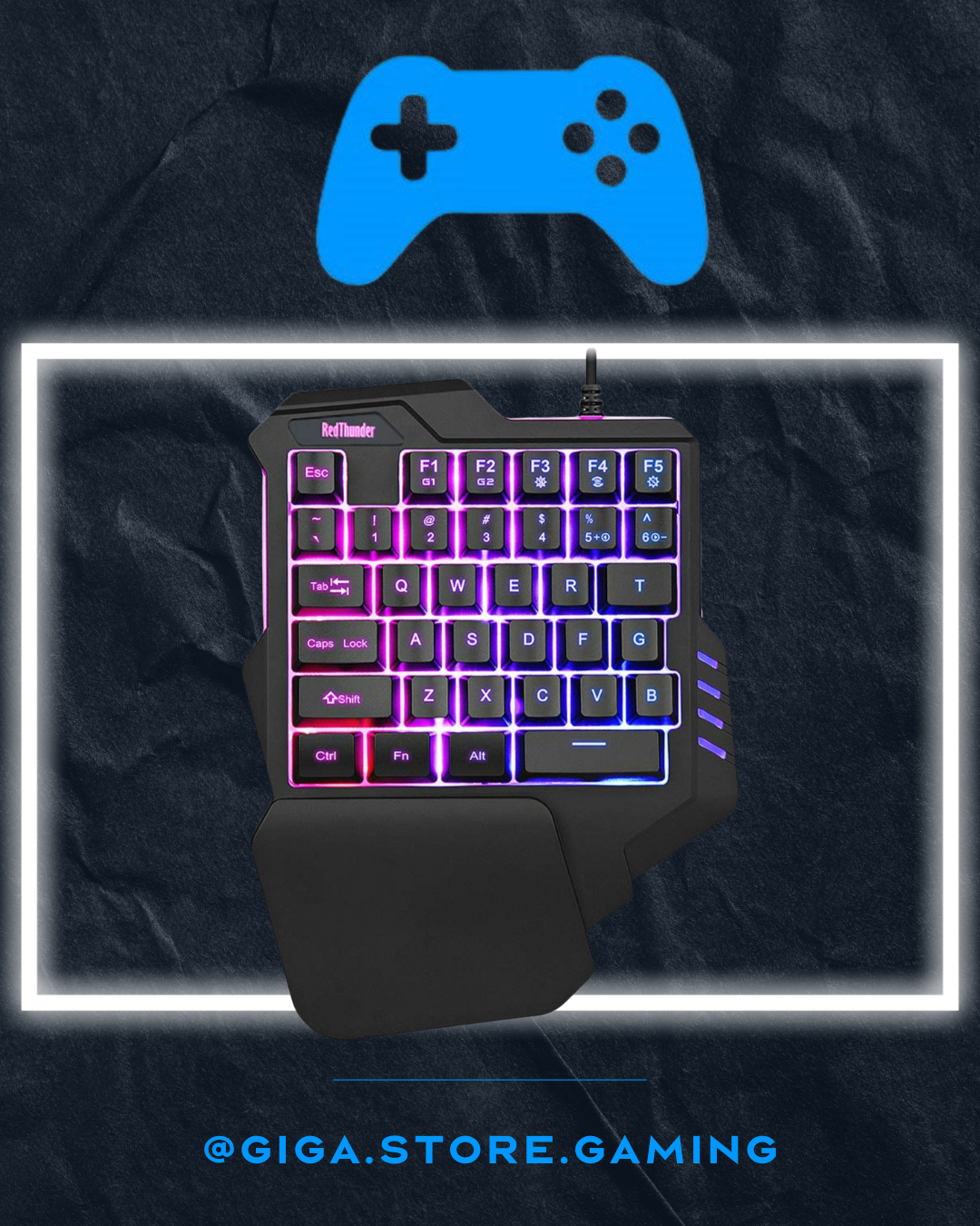 Teclado Mini Gamer - 35 Teclas Antighosting